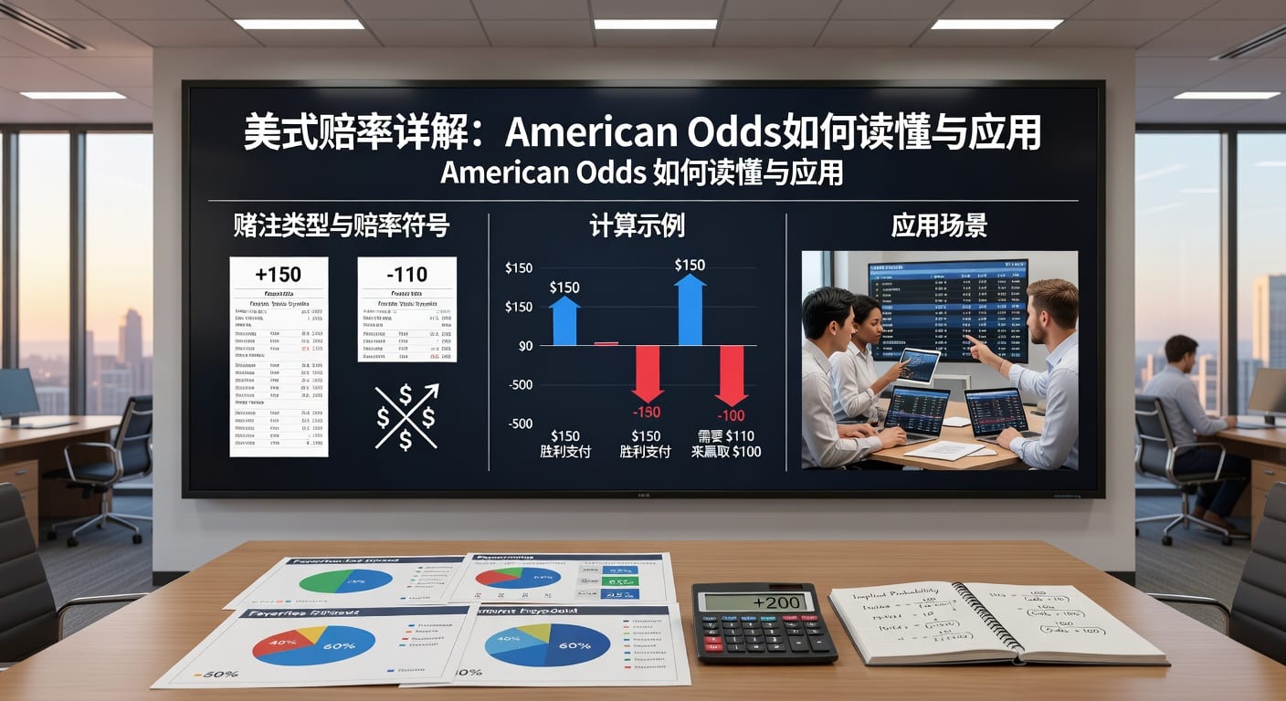 美式赔率 (American Odds) 解析：投注入门与策略 - 2026年世界杯投注